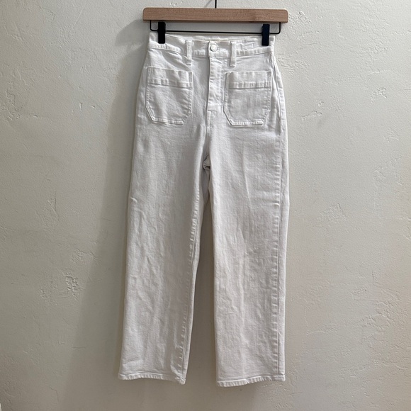 Madewell Denim - Madewell Women's White Ankle Jeans size 24